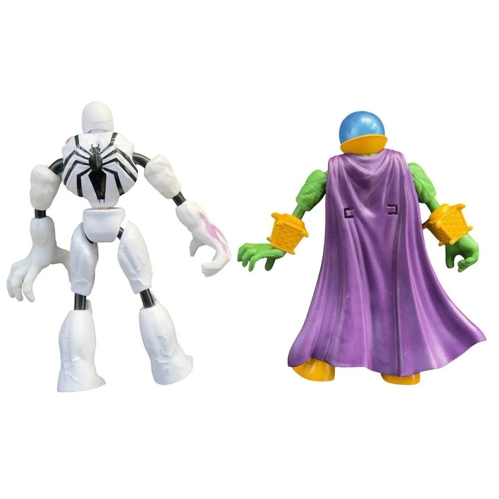 Marvel Spider-Man Bend and Flex Figure Lot Anti-Venom & Mysterio Hasbro 6